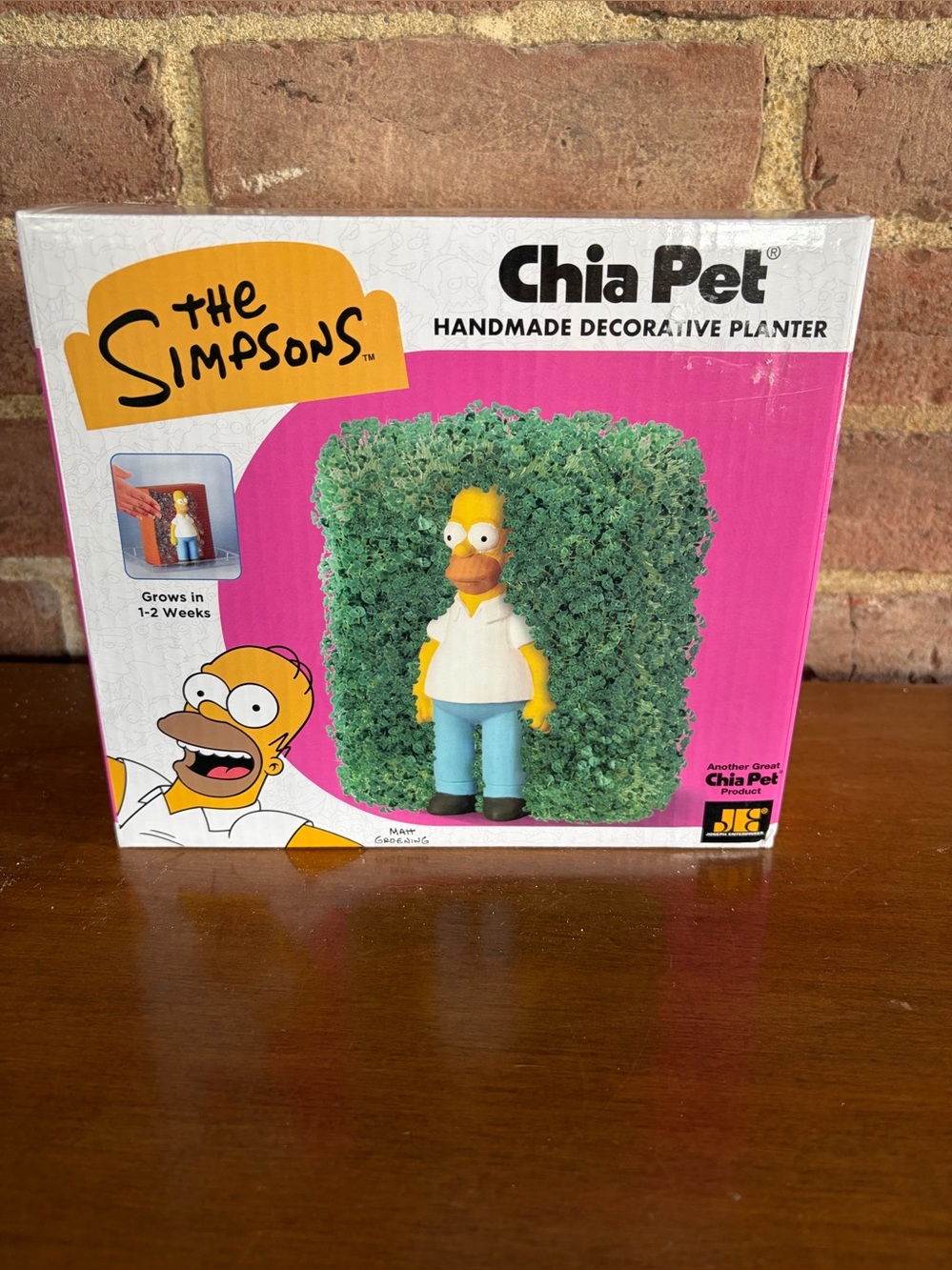 The Simpsons Homer Chia Pet - The Simpsons Hedge Meme -
 New In Box